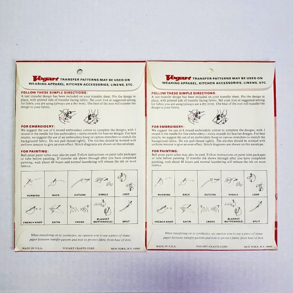 Vtg Vogart Crafts Campbell Kids transfer patterns - Picture 2 of 2